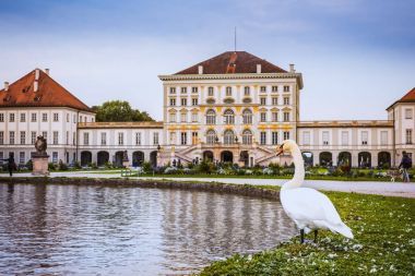 Nymphenburg Sarayı ve Park Münih Bavyera Almanya