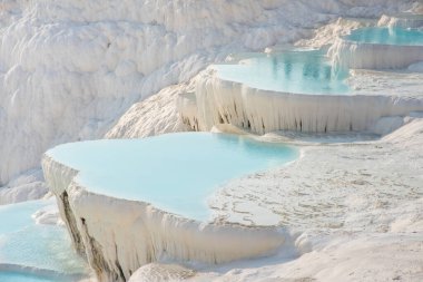 Pamukkale, mavi suyla doğal havuz, Türkiye