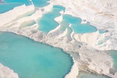 Pamukkale, mavi suyla doğal havuz, Türkiye