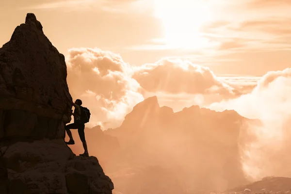 Donna di successo Concetto motivazione, ispirazione — Foto Stock