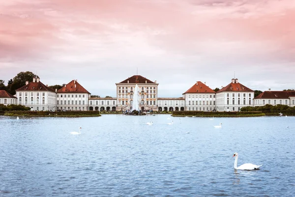 Schloss Nymphenburg und Park München Bayern Deutschland — Stockfoto