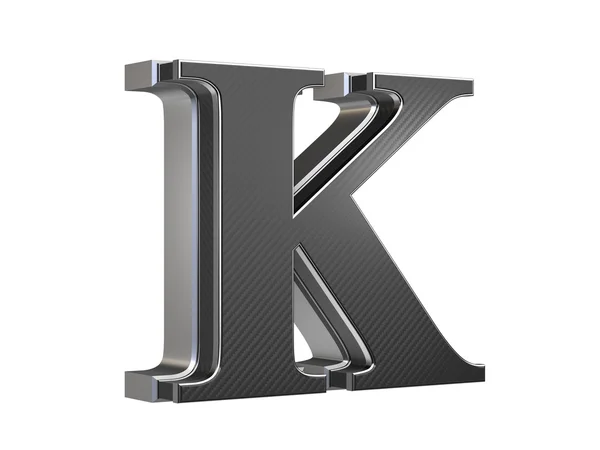 Letra maiúscula K — Fotografia de Stock