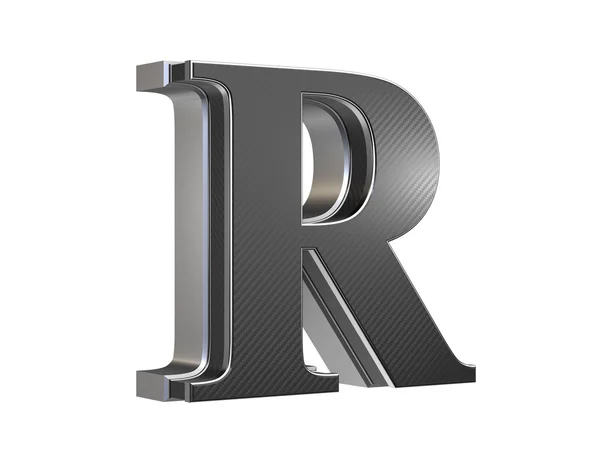 Carta maiúscula R — Fotografia de Stock