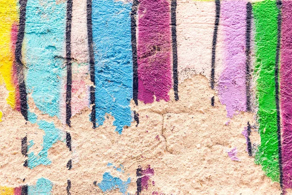 Parede enferrujada colorida — Fotografia de Stock