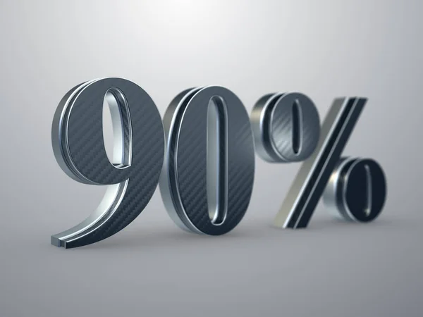 90 percent off discount sign — Stock Photo, Image