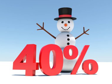 yüzde 40 indirim