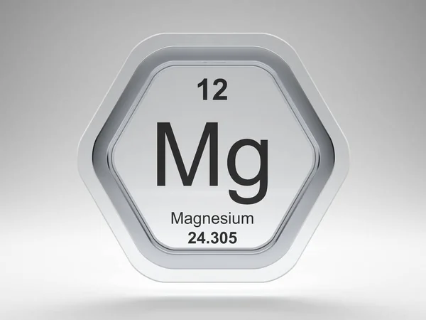 Symbol chemiczny magnezu — Zdjęcie stockowe