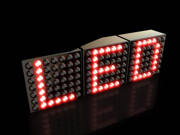 Red led display