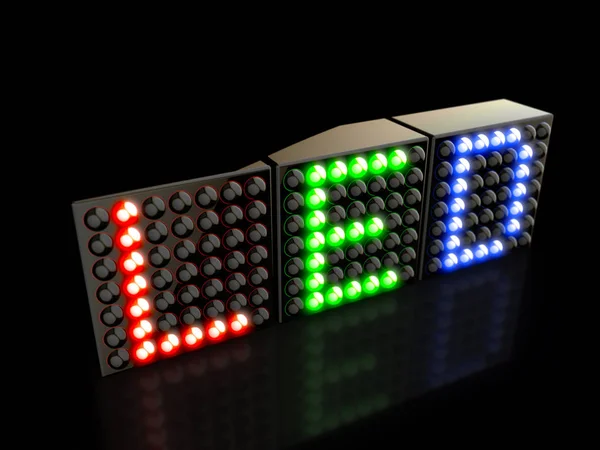 RGB led display