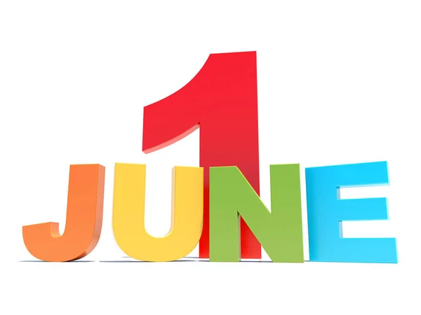 1 juni Children's Day — Stockfoto