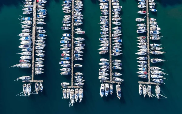 Hırvatistan'daki Marina havadan görünümü