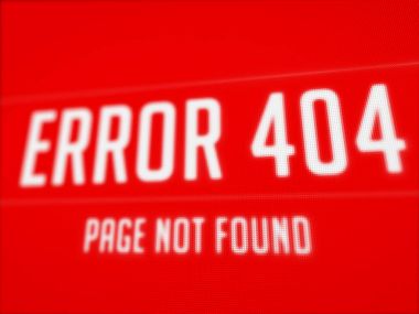 Hata 404 sayfası bulunamadı