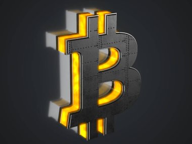 Bitcoin sembolü işareti