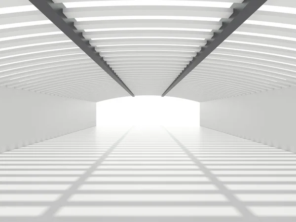Corridoio bianco luminoso — Foto Stock