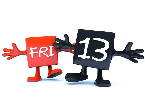 Funny 13 Friday — Stock Photo, Image