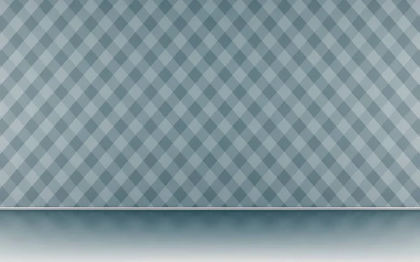 暗い青のパターンの壁と白い床の レンダリング — ストック写真