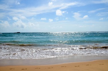 Tangalle romantik Beach'te. Sri Lanka