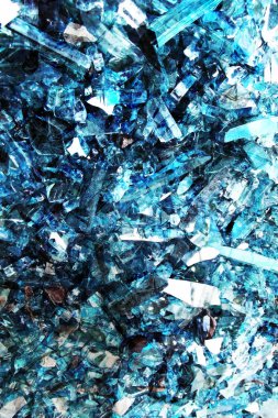 Mavi kristalleri arka plan serin renk paleti