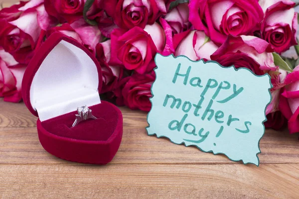 Happy mother\'s day card and ring