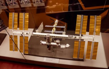 A model of the International Space Station (ISS) clipart