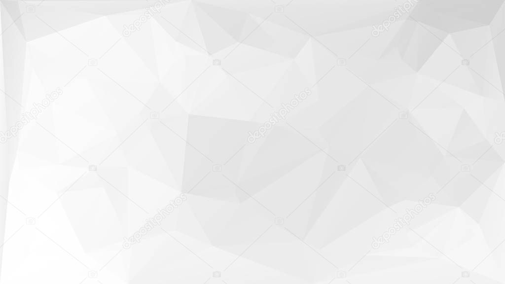 White Polygonal Low Poly Backdrop Background Wallpaper Vector Illustration Abstract Texture