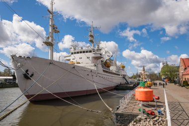 Kaliningrad Dünya Okyanus Müzesi sergi gemisiyle.