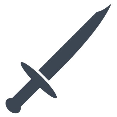 Bıçak bıçak düz simgesi