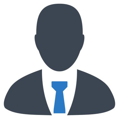 Yönetici Düz Simgesi