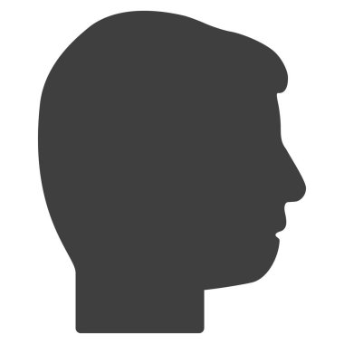 Kullanıcı profili düz simgesi