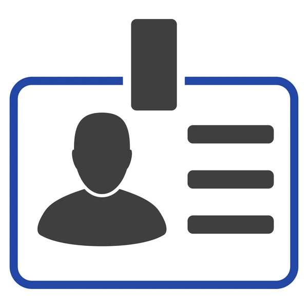 Badge utilisateur Flat Icon — Image vectorielle