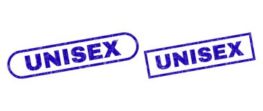 Lastik Biçimli Unisex Mavi Dikdörtgen Filigran