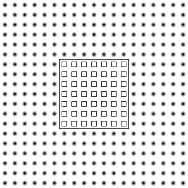 Visuele Paradox Optische Illusie Hypnotiserende Waan Van Spin Beweging Vector — Stockvector