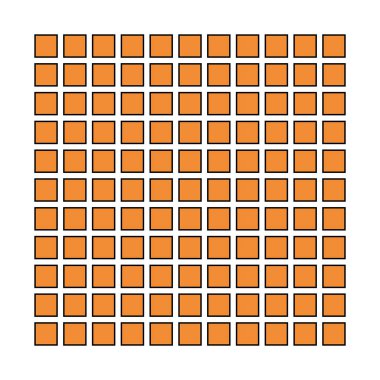 optik illüzyon, renkli bloklar, farklı şekiller