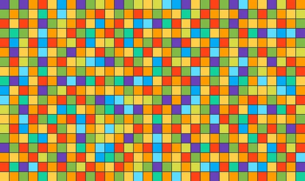 Abstraktní Náměstí Pixel Mozaika Pozadí Barevné Pozadí Pixelů — Stockový vektor