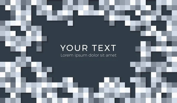 Abstract Tiles Background Illustration Your Text Your Message Seamless Grayscale Royalty Free Stock Illustrations