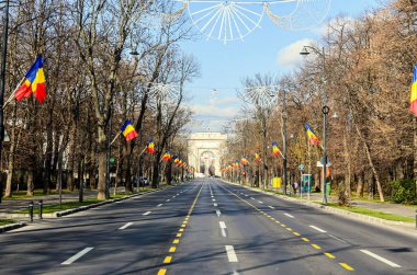 Arch Triumph (Arcul de Triumf) Bükreş Romanya