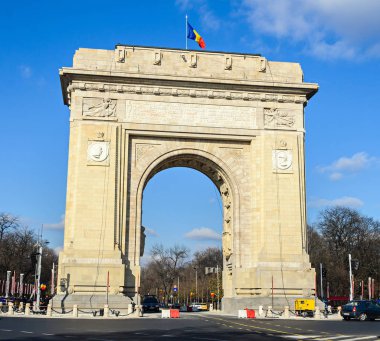 Arch Triumph (Arcul de Triumf) Bükreş Romanya