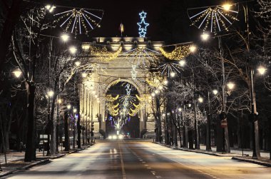 Arch Triumph (Arcul de Triumf) Bükreş Romanya