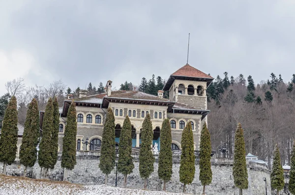 The Cantacuzino Palace (Palatul Cantacuzino) from Busteni — Stock fotografie