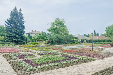 Balchik, Bulgaristan - 19 Haziran 2016. Balçık Botanik Bahçesi 