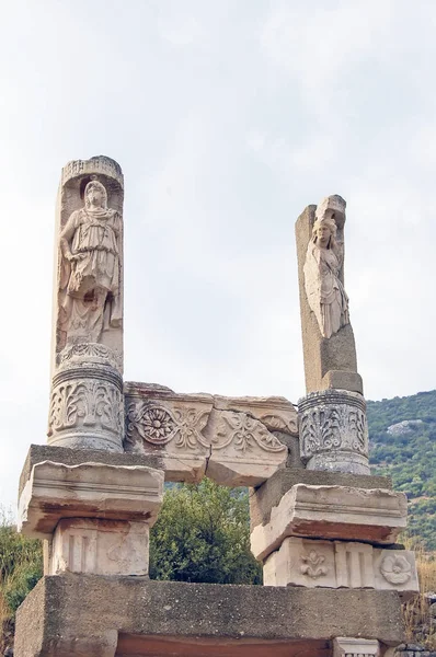 Odwiedzenie witryny i ruiny Efezu — Zdjęcie stockowe