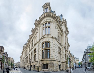 Eski, eski binalar Victoria Avenue (Calea Victoriei), eski aşağı-şehir (Centrul vechi), Lipscani sokakları.