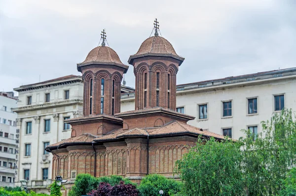 Den kyrkan Kretzulescu bygga av Iordache Cretulescu 1720-1722. — Stockfoto