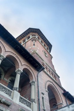 Romanian köylü Museum, dış cephe detay. Muzeul Taranului Roman.