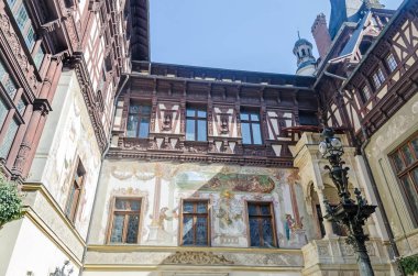 Sinaia, Romanya - 21 Mart 2015: Ayrıntı 