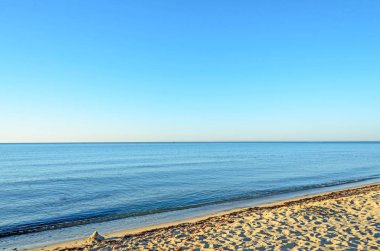 Bir golden sands ile Karadeniz Beach kıyıdan Albena, Bulgaristan