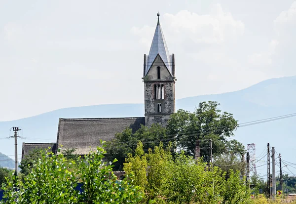 Reformed church in Santamaria-Orlea, Hunedoara from Romania. — Stock Photo, Image