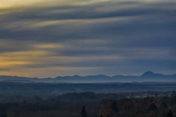 Zonsondergang berg — Stockfoto
