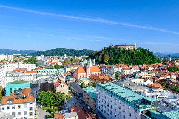 Slovence başkenti Ljubljana peyzaj