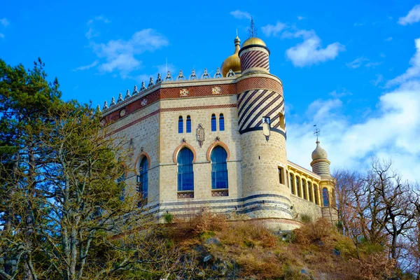 Rocchetta Mattei castle in Riola, Grizzana Morandi, Bologna